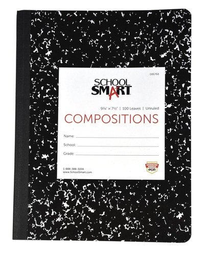 Hardcover composition book - hardcover,