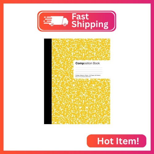 Marbled composition notebook - composition,