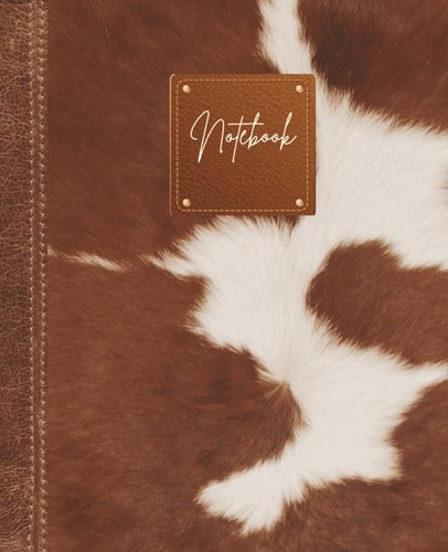 Western cow print composition - cow,
