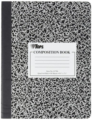 Quad ruled composition - quad,