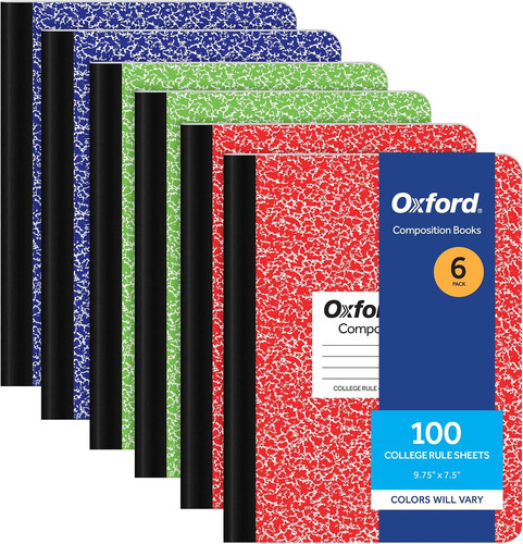 Composition notebook pack - notebook, 6