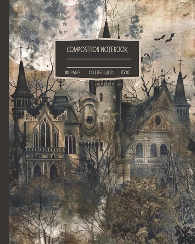 Haunted house composition - haunted,