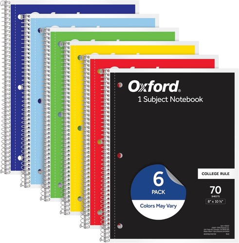 8x10 spiral notebooks by - spiral,