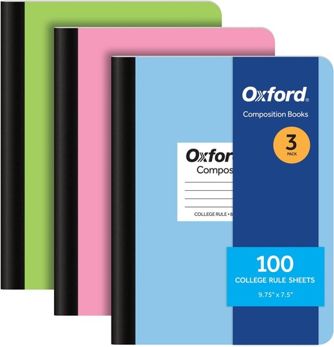 Oxford composition notebooks - oxford, 3